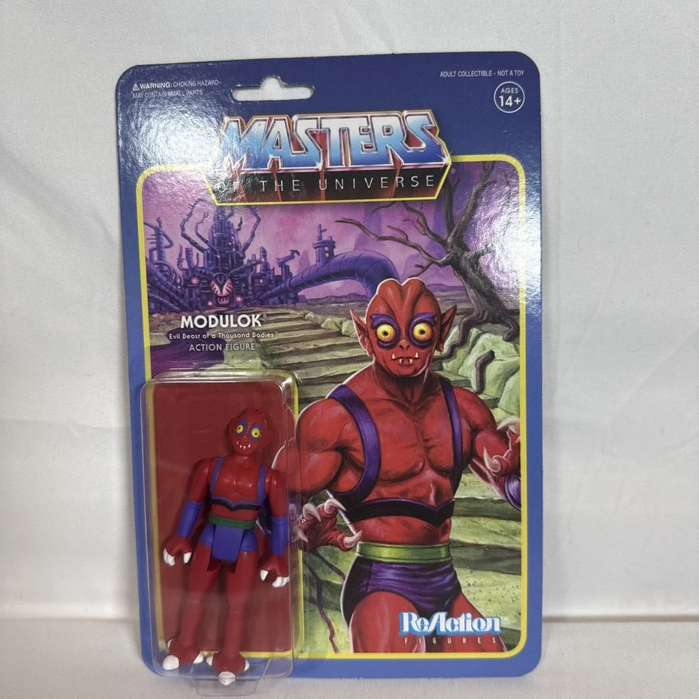 Super7 Masters of the Universe Modulok Yellow Eyes ReAction Figure MOTU